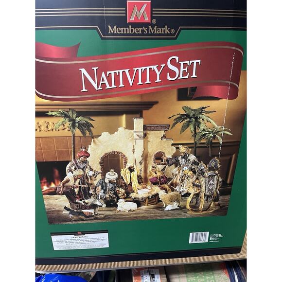 Members Mark Nativity Set 2005 Complete with Box! - Picture 1 of 16